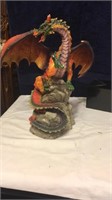 Ceramic dragon statue