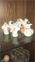 7 Piece Ghost Figurines 3 “tall