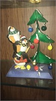 Penguins/ tin Christmas tree decoration