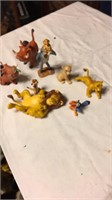 Set of 8 Lion King figurines
