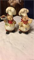 Set of two Christmas Baker pigs