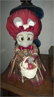 Handmade mouse  doll. 11” tall