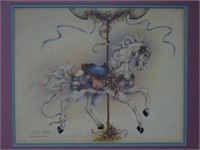 TONI M. BALEY - Carousel Horse Print