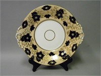 Antique Painted Plate w/ Gold Accents