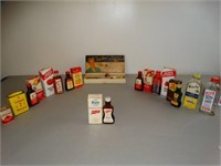 Vintage Kitchen Spice Bottles, Thermometer, & Extr