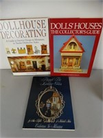 3 Dollhouse Collectors Books