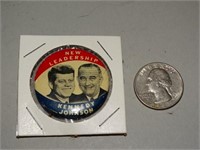 Original Kennedy / Johnson Campaign Button