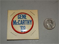 Original McCarthy for President Button  1968