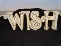 Lenox Expressions "Wish" Sign