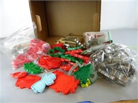 Box Lot Of Christmas & Holiday Cookie Cutters