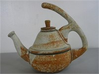 Unusual Artisan Signed Tea Pot