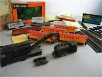 Vintage HO Train Set w/ Engine, Cars, Track, Plus