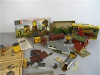 Large Lot Of HO Revell Train Town All 1950's - 196