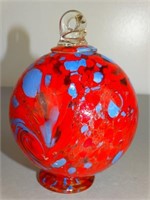 Red Glass Christmas Ornament