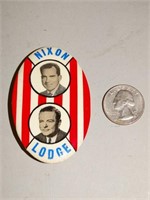 Original 1960 Nixon / Lodge Campaign Button
