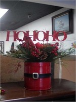 Hohoho silk plant Xmas deco