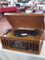 Crosley record , cassette, and disc player
