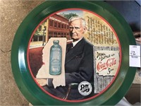 85th anniversary Coca-Cola tray. Shelf NOT include