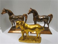 Horse Sculpture and trophies