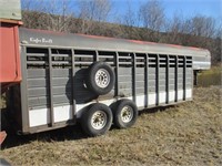 1993 Kiefer Bulit Livestock Trailer