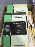 John Deere manuals--214T baler, flail shredder,