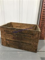 Western ammunition box, 15 x 9 x 9" tall