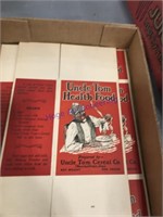 Uncle Tom cereal boxes