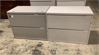 (qty - 2) 2 Drawer Lateral Filing Cabinets-