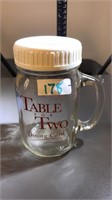 Journal star table for two dining card mug bank