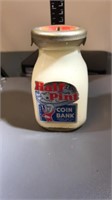 Bower manufacturing half pint milk bottle coin