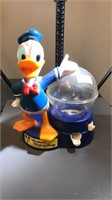 Donald duck plastic gumball machine bank made by