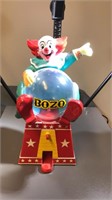 Bozo the clown gumball savings bank made by Leaf