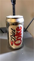 Diet coke tin savings bank