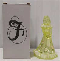 Fenton Hand painted Figure of a Girl in Box