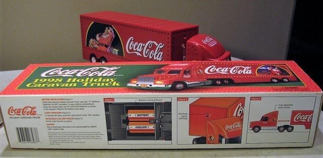 Coca Cola 1998 Holiday Caravan Diecast Truck for sale online 