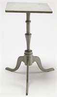 Early Candlestand in old Gray Paint