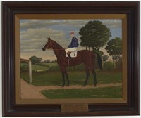 Master Charlie Horse Race Painting