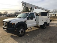 2009 Ford F450 4X2 Utility Bed Bucket Truck