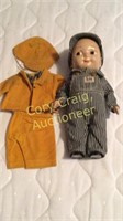 Antique Male Doll with extra outfit