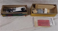 2 Model Train Kits Wood Silver Streak & Roundhouse