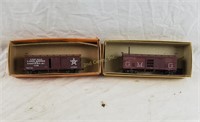 Pair Of Central Valley Old-timer Model Train Cars