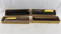 4 Pullman Palace Train Cars Ho Scale Diner Sleeper