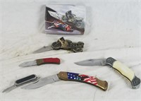 New Motorcycle Knive, American Eagle & More Knives