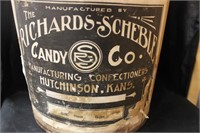 Vintage "The Richard's Candy " Bucket with Label