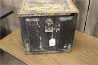 Vintage WWII Ammo Box with Hinged Lid