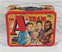 Vintage The A-team Metal Lunchbox Thermos Brand