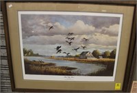 Framed & Matted Park Bay Farm by Ken Smallwood