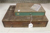 Antique Wooden Storage Drawers with Elgin