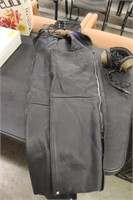 Leather Biker Chaps Size Large with Headphones