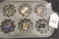 Muffin Pan with Beads & Deer Horns